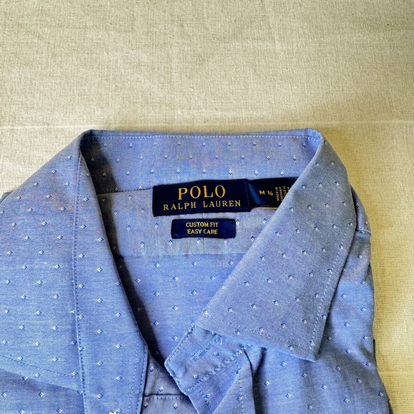 NWT Ralph Lauren custom fit easy care  size Medium 16 - Picture 3 of 4